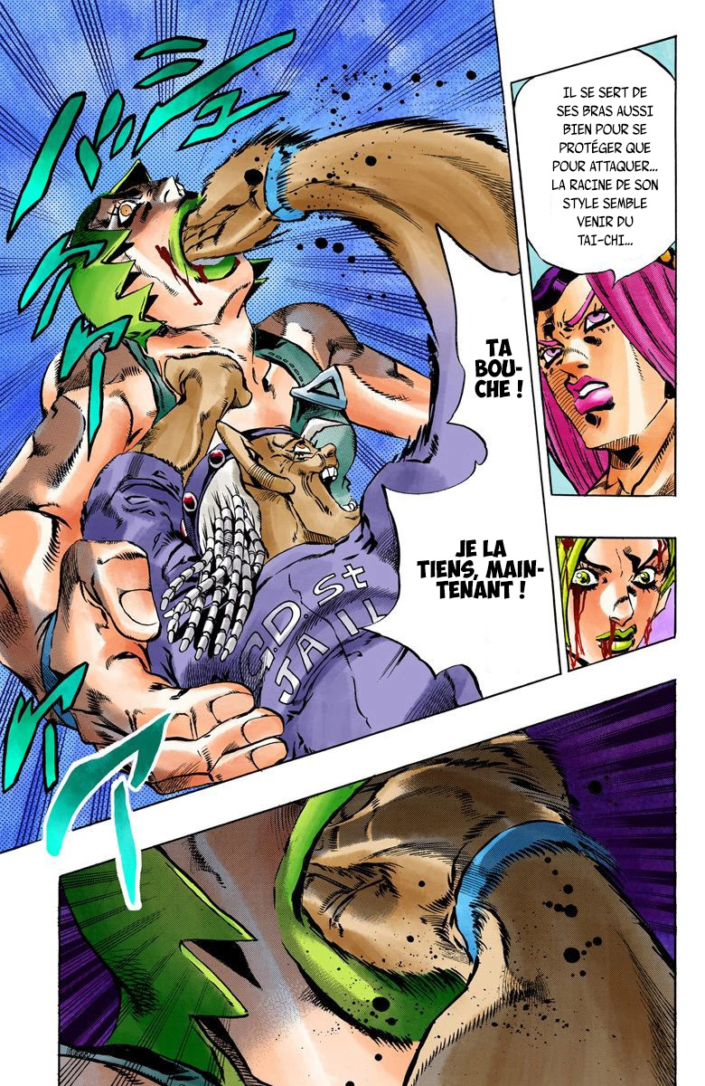 Read JoJo's Bizarre Adventure Part 6 Stone Ocean Official Colored FR Manga Online