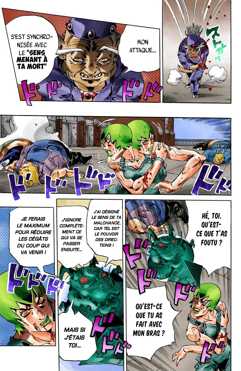 Read JoJo's Bizarre Adventure Part 6 Stone Ocean Official Colored FR Manga Online