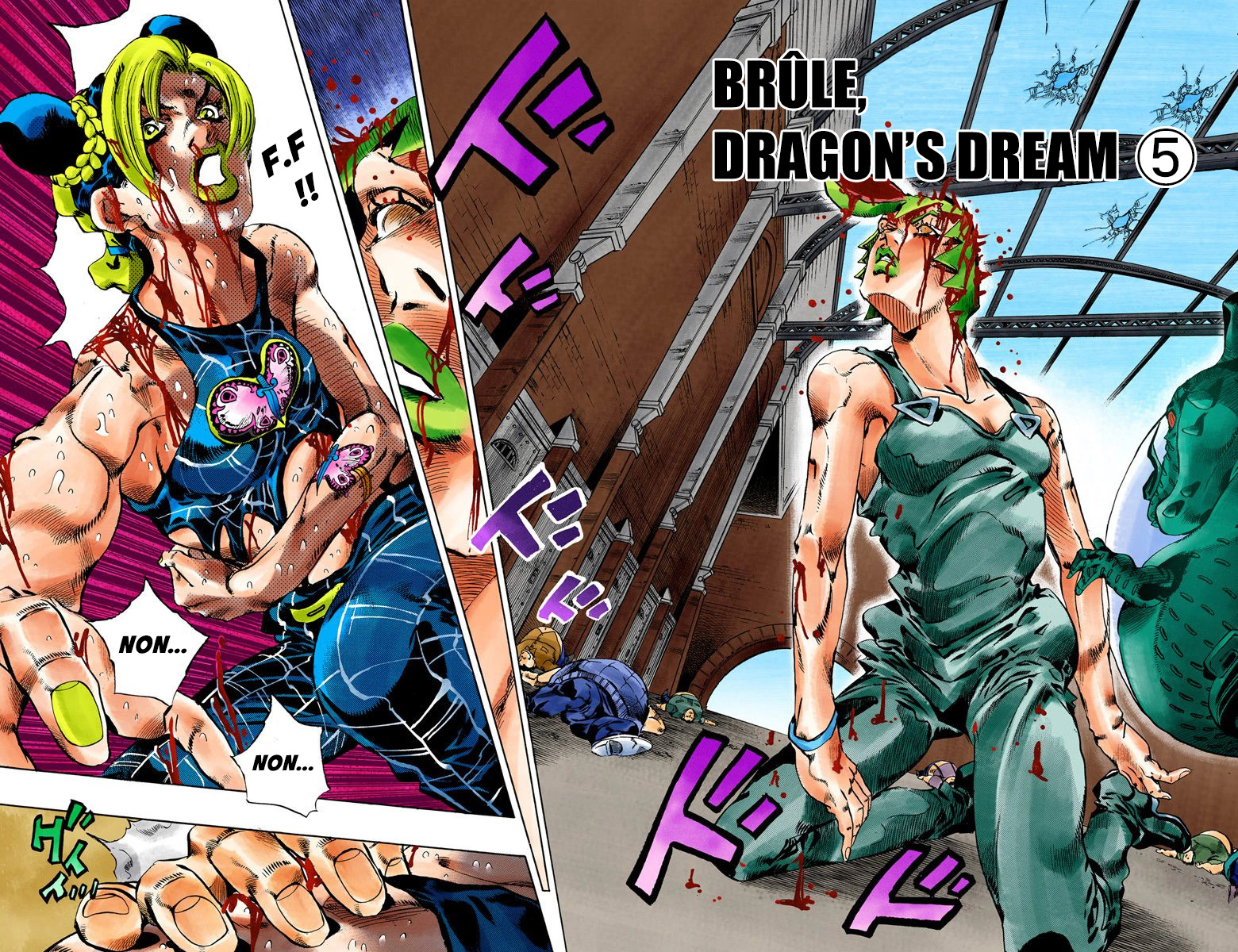 Read JoJo's Bizarre Adventure Part 6 Stone Ocean Official Colored FR Manga Online