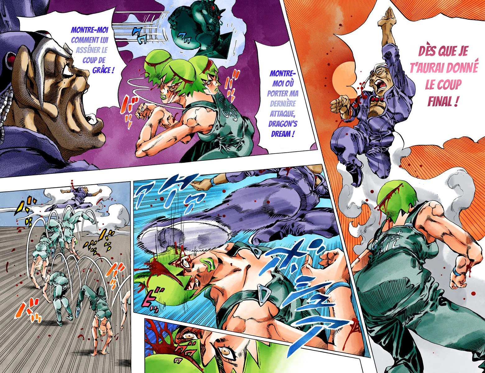 Read JoJo's Bizarre Adventure Part 6 Stone Ocean Official Colored FR Manga Online