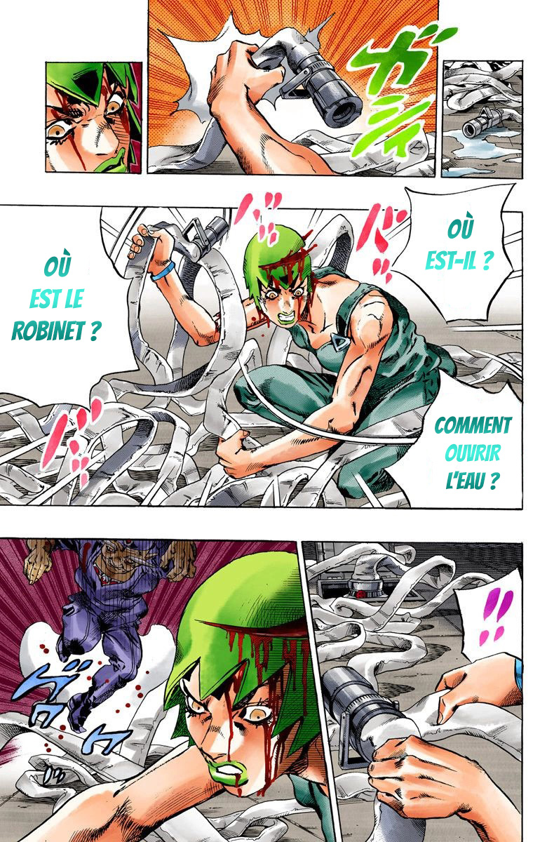 Read JoJo's Bizarre Adventure Part 6 Stone Ocean Official Colored FR Manga Online