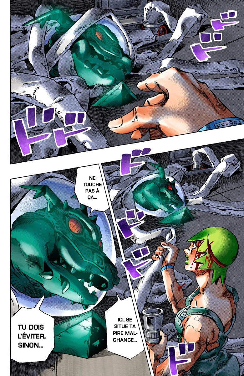 Read JoJo's Bizarre Adventure Part 6 Stone Ocean Official Colored FR Manga Online
