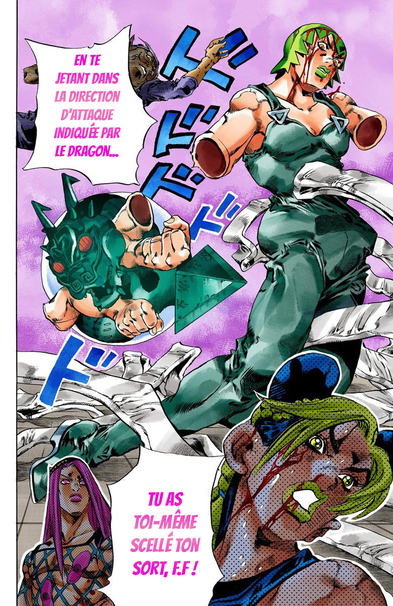 Read JoJo's Bizarre Adventure Part 6 Stone Ocean Official Colored FR Manga Online