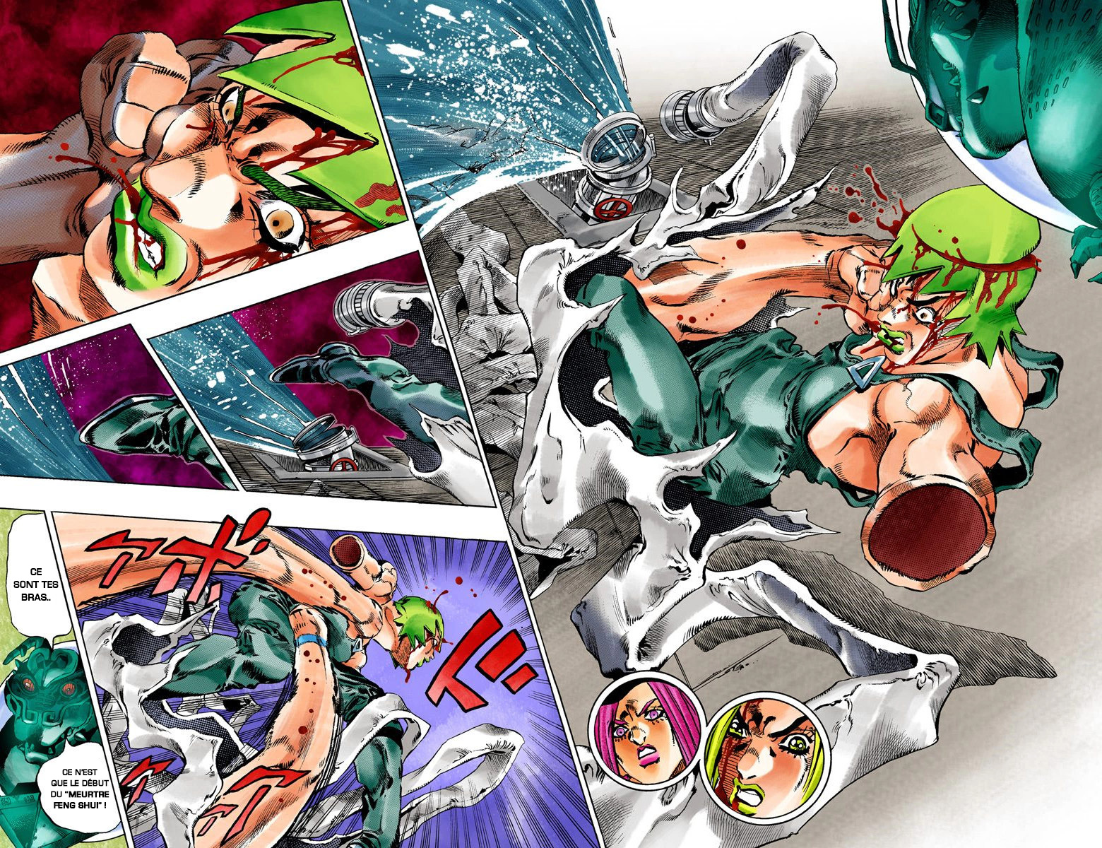 Read JoJo's Bizarre Adventure Part 6 Stone Ocean Official Colored FR Manga Online