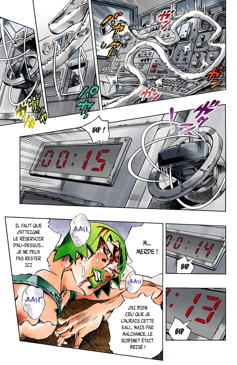 Read JoJo's Bizarre Adventure Part 6 Stone Ocean Official Colored FR Manga Online
