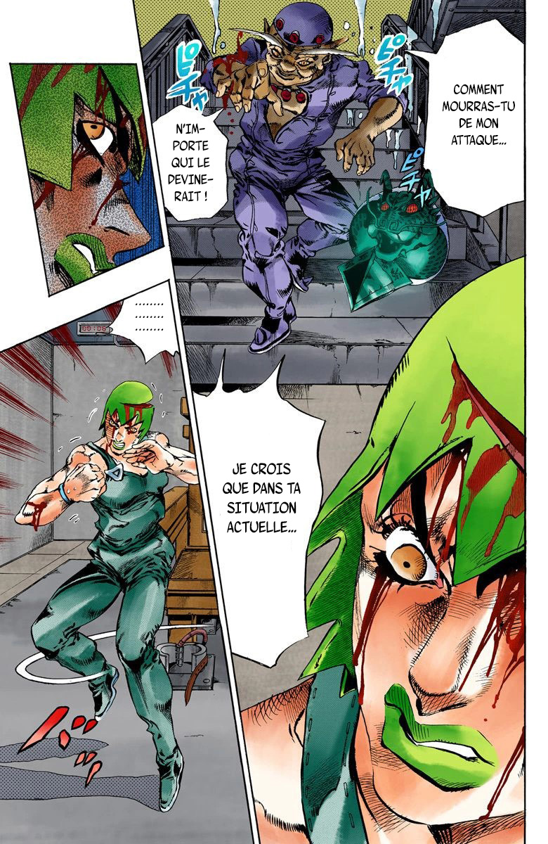 Read JoJo's Bizarre Adventure Part 6 Stone Ocean Official Colored FR Manga Online