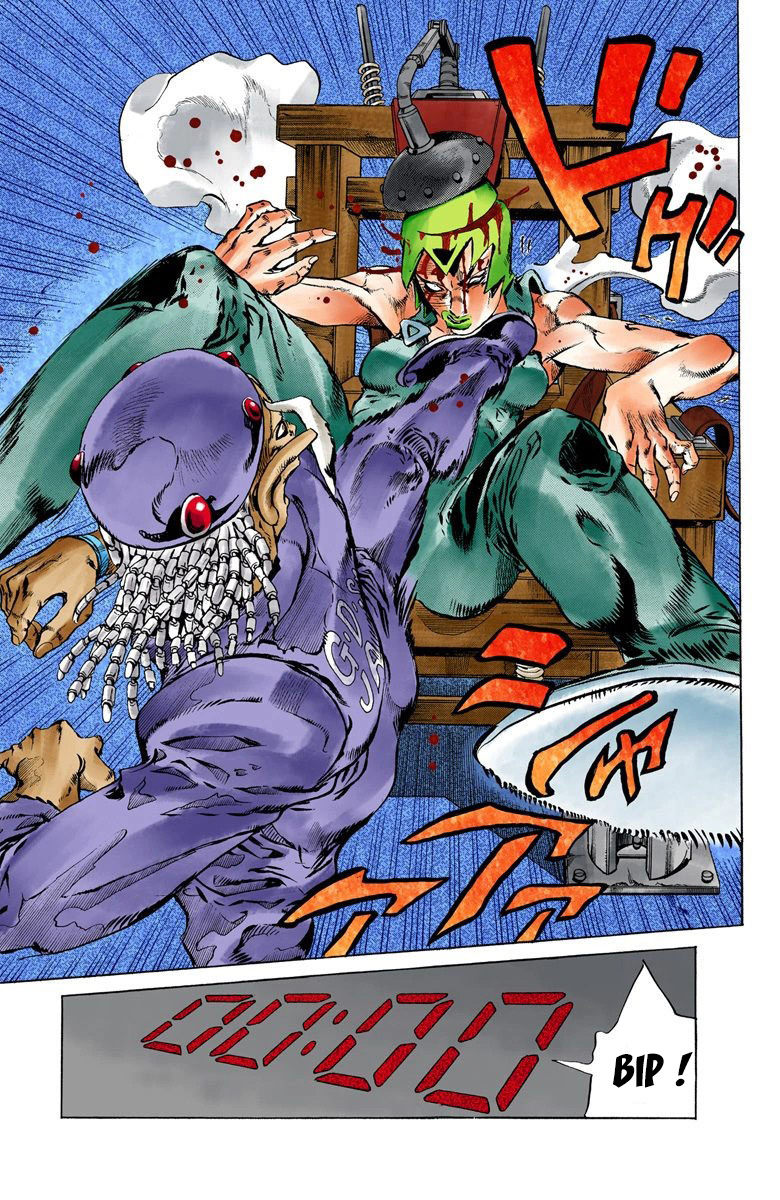 Read JoJo's Bizarre Adventure Part 6 Stone Ocean Official Colored FR Manga Online