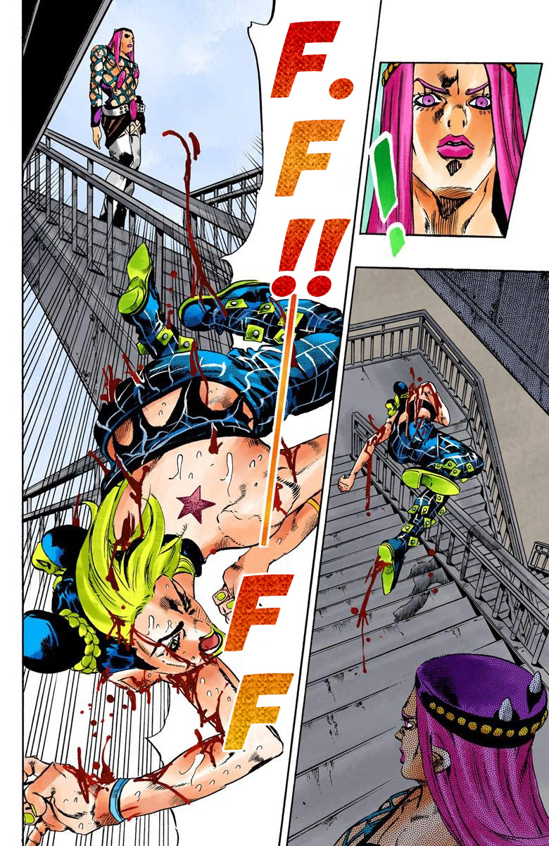 Read JoJo's Bizarre Adventure Part 6 Stone Ocean Official Colored FR Manga Online