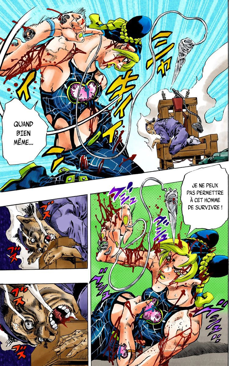 Read JoJo's Bizarre Adventure Part 6 Stone Ocean Official Colored FR Manga Online