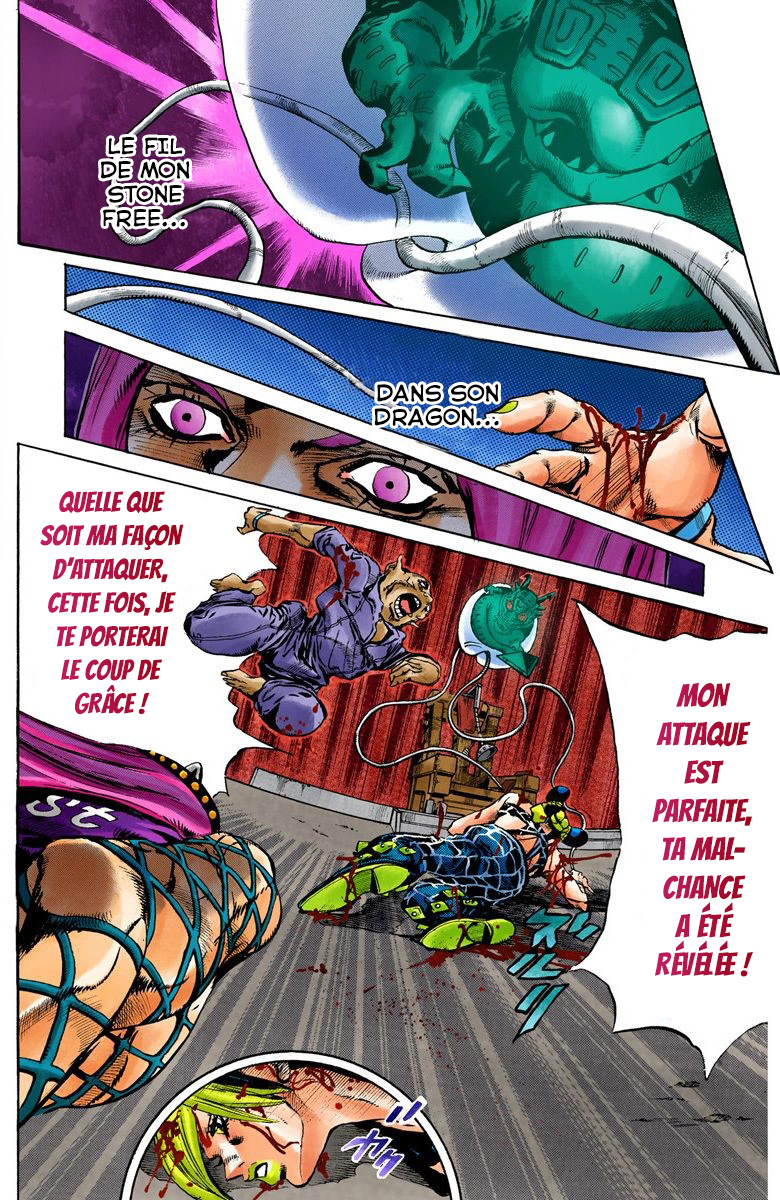 Read JoJo's Bizarre Adventure Part 6 Stone Ocean Official Colored FR Manga Online