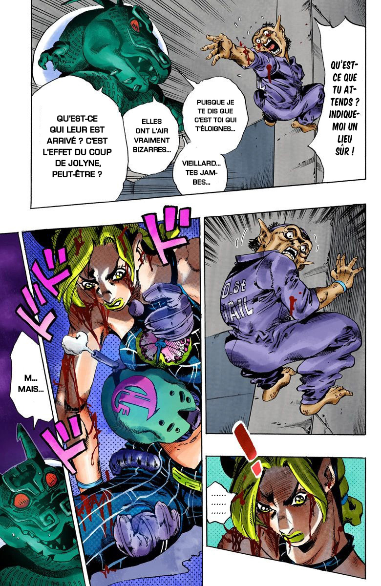 Read JoJo's Bizarre Adventure Part 6 Stone Ocean Official Colored FR Manga Online