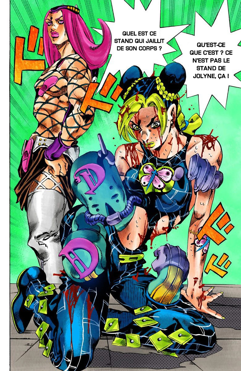 Read JoJo's Bizarre Adventure Part 6 Stone Ocean Official Colored FR Manga Online