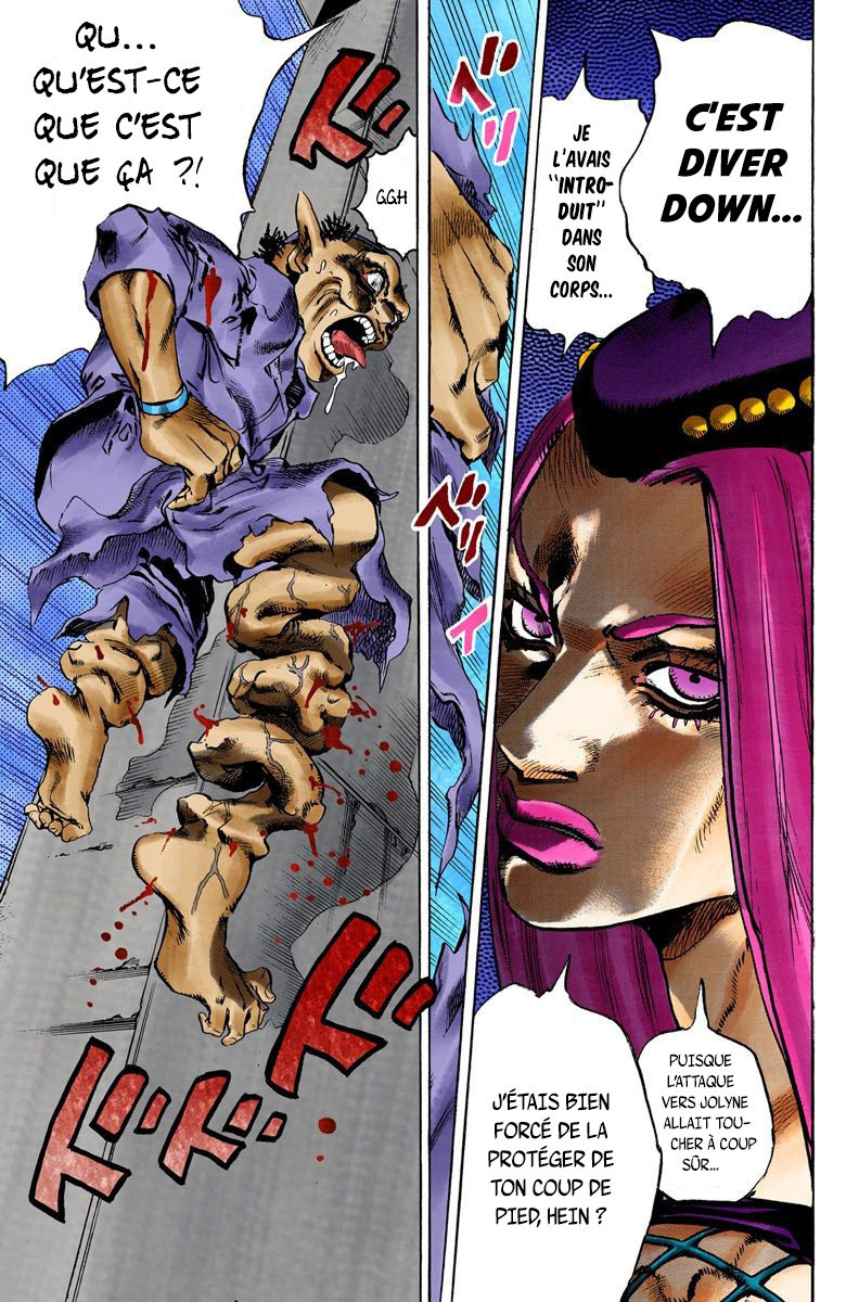 Read JoJo's Bizarre Adventure Part 6 Stone Ocean Official Colored FR Manga Online