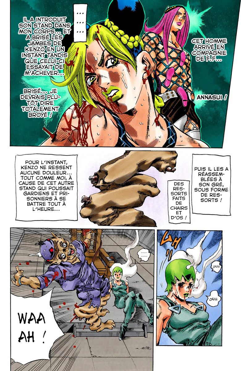 Read JoJo's Bizarre Adventure Part 6 Stone Ocean Official Colored FR Manga Online