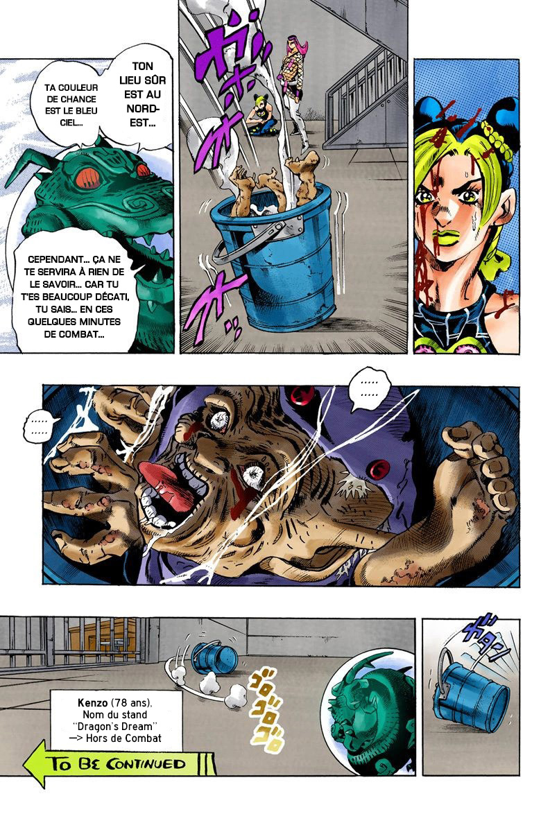 Read JoJo's Bizarre Adventure Part 6 Stone Ocean Official Colored FR Manga Online