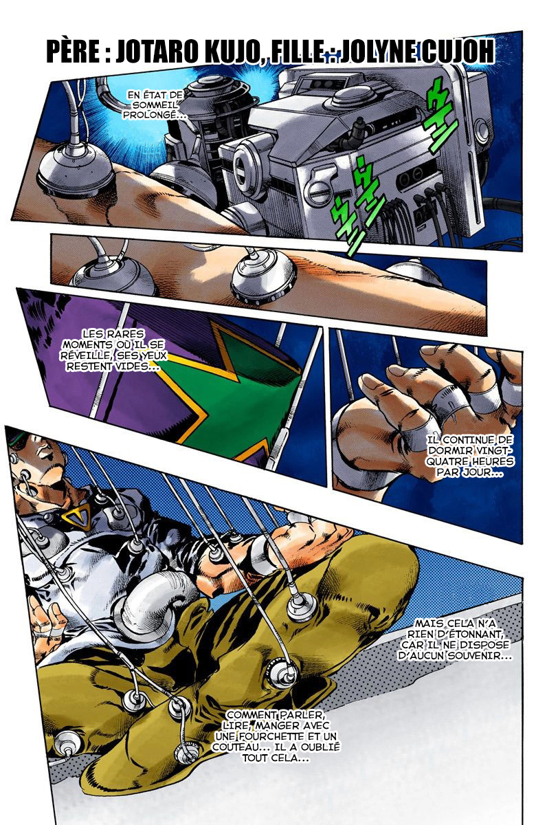 Read JoJo's Bizarre Adventure Part 6 Stone Ocean Official Colored FR Manga Online