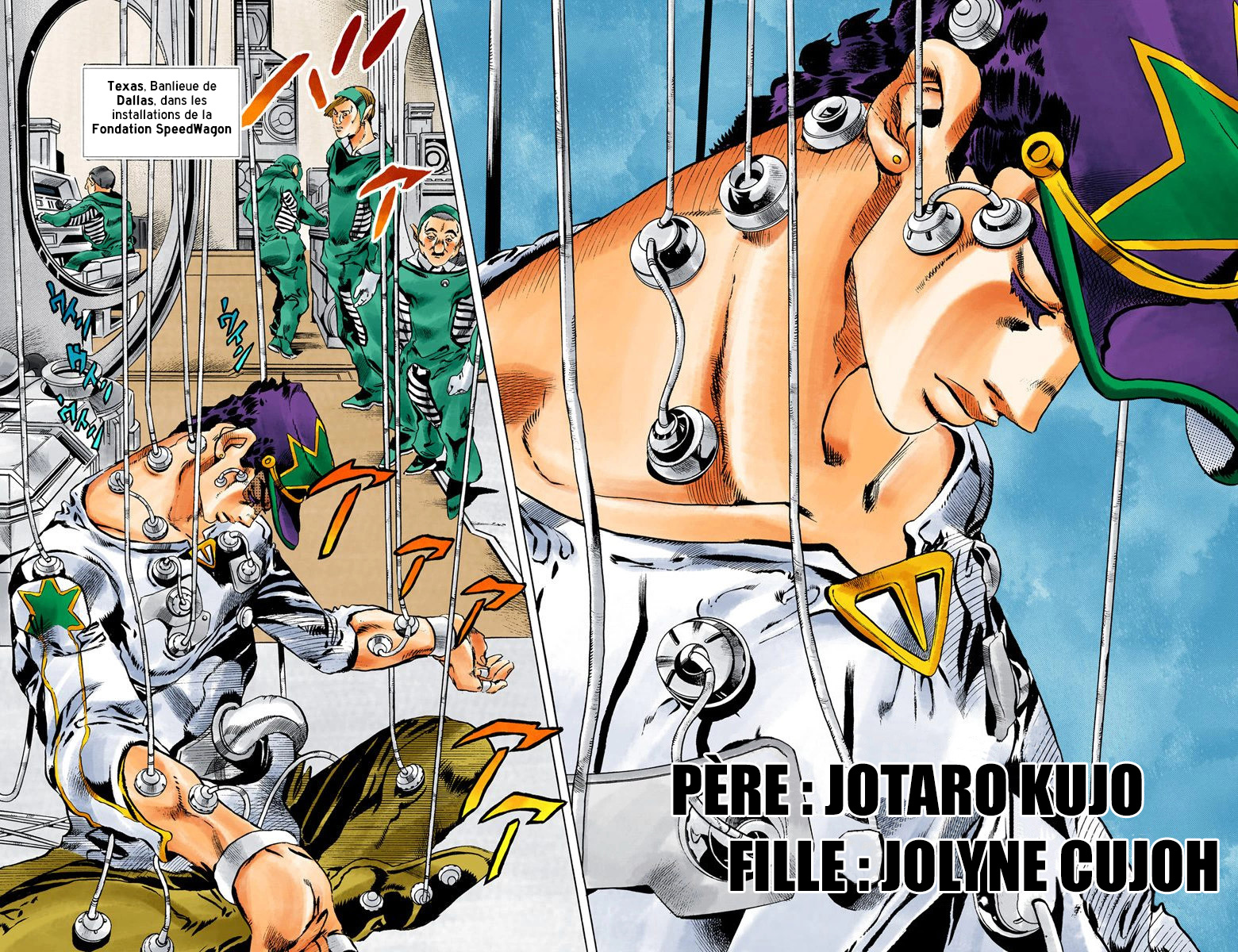 Read JoJo's Bizarre Adventure Part 6 Stone Ocean Official Colored FR Manga Online