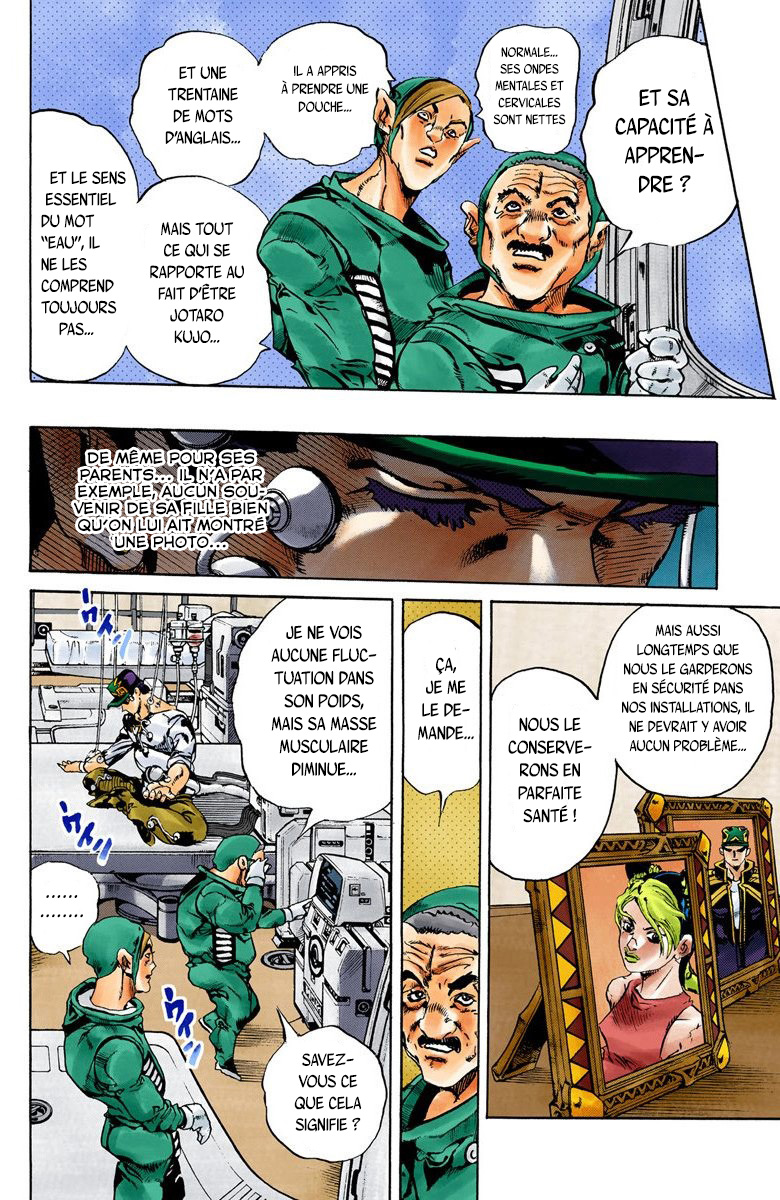 Read JoJo's Bizarre Adventure Part 6 Stone Ocean Official Colored FR Manga Online