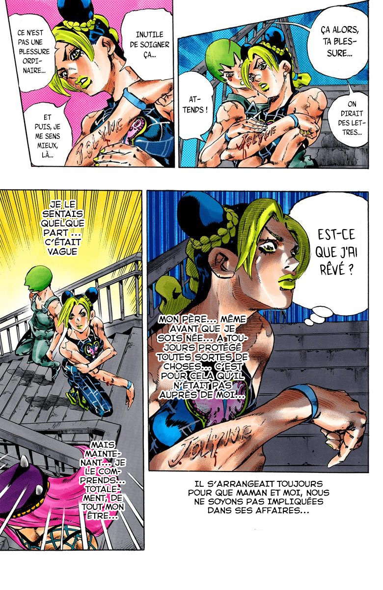 Read JoJo's Bizarre Adventure Part 6 Stone Ocean Official Colored FR Manga Online