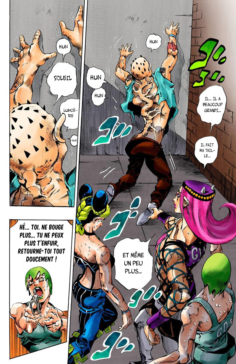 Read JoJo's Bizarre Adventure Part 6 Stone Ocean Official Colored FR Manga Online