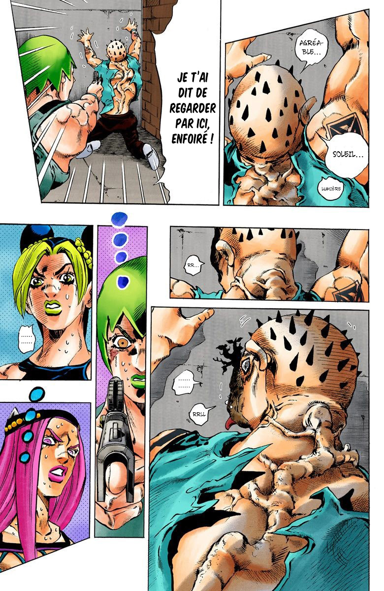 Read JoJo's Bizarre Adventure Part 6 Stone Ocean Official Colored FR Manga Online