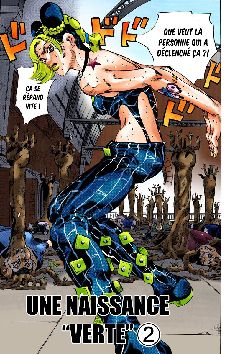 Read JoJo's Bizarre Adventure Part 6 Stone Ocean Official Colored FR Manga Online