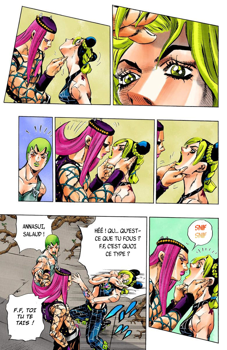 Read JoJo's Bizarre Adventure Part 6 Stone Ocean Official Colored FR Manga Online