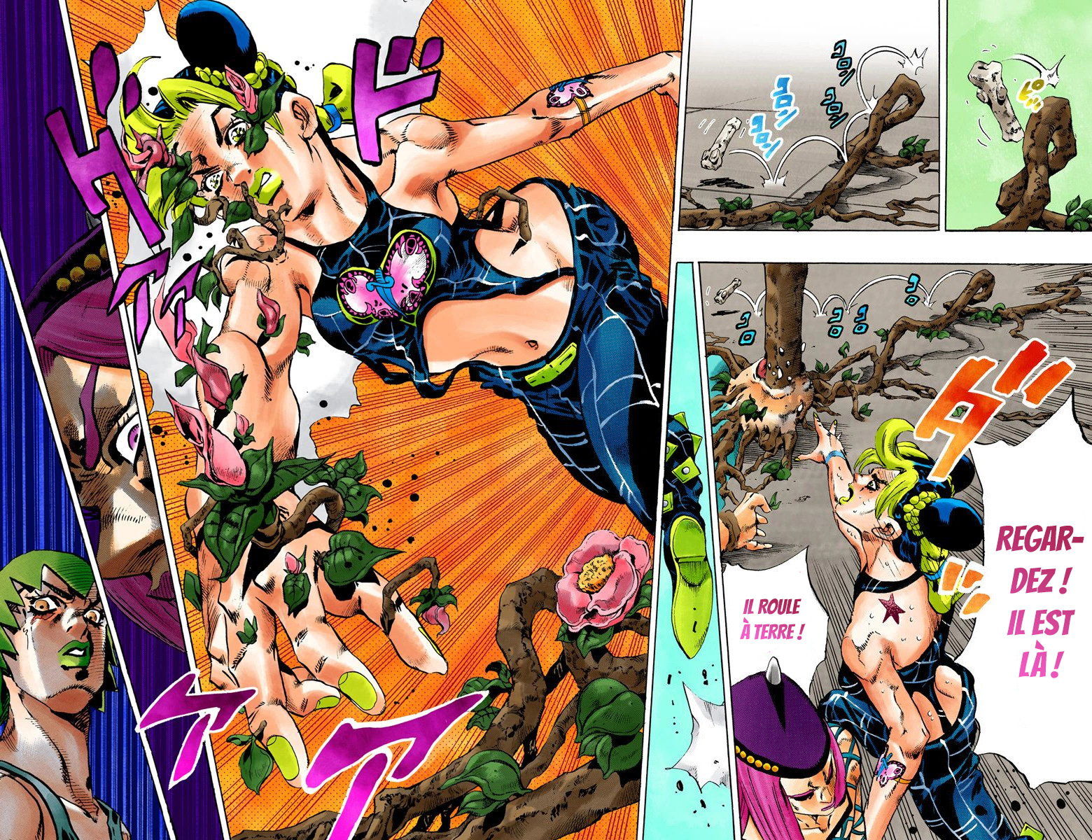 Read JoJo's Bizarre Adventure Part 6 Stone Ocean Official Colored FR Manga Online
