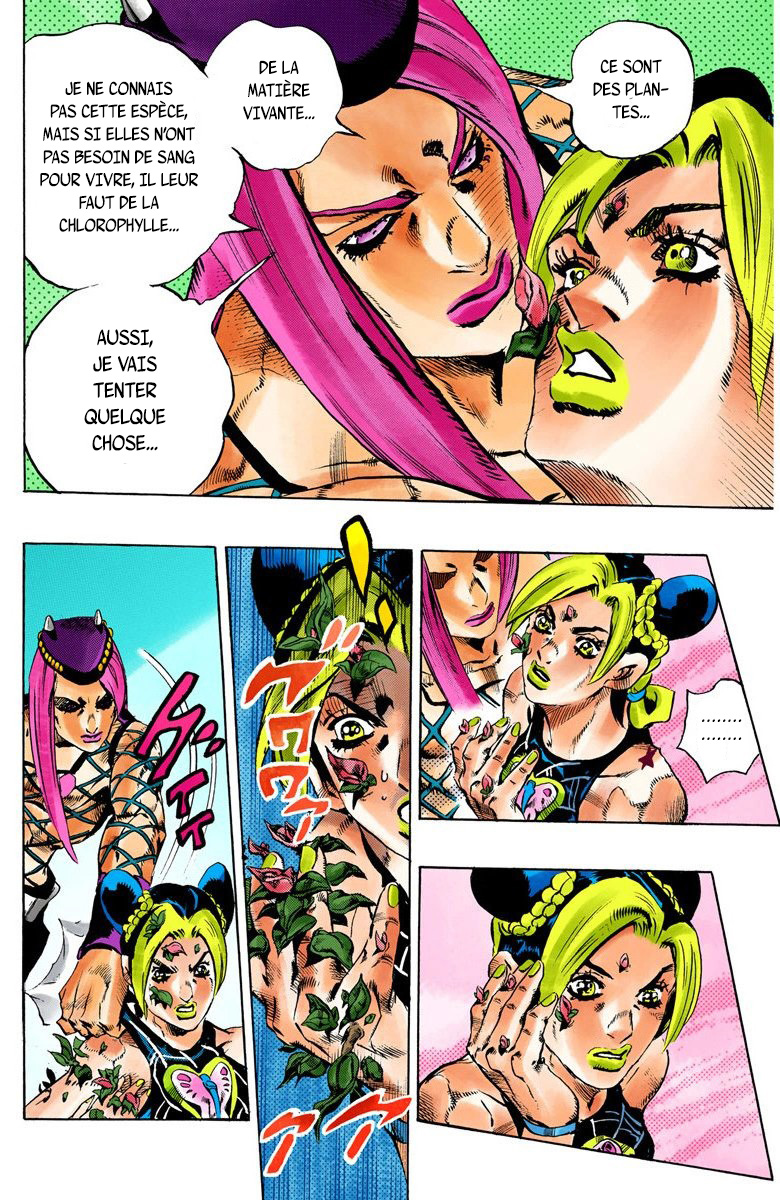 Read JoJo's Bizarre Adventure Part 6 Stone Ocean Official Colored FR Manga Online