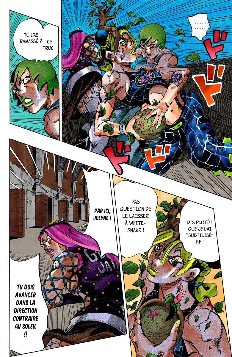 Read JoJo's Bizarre Adventure Part 6 Stone Ocean Official Colored FR Manga Online