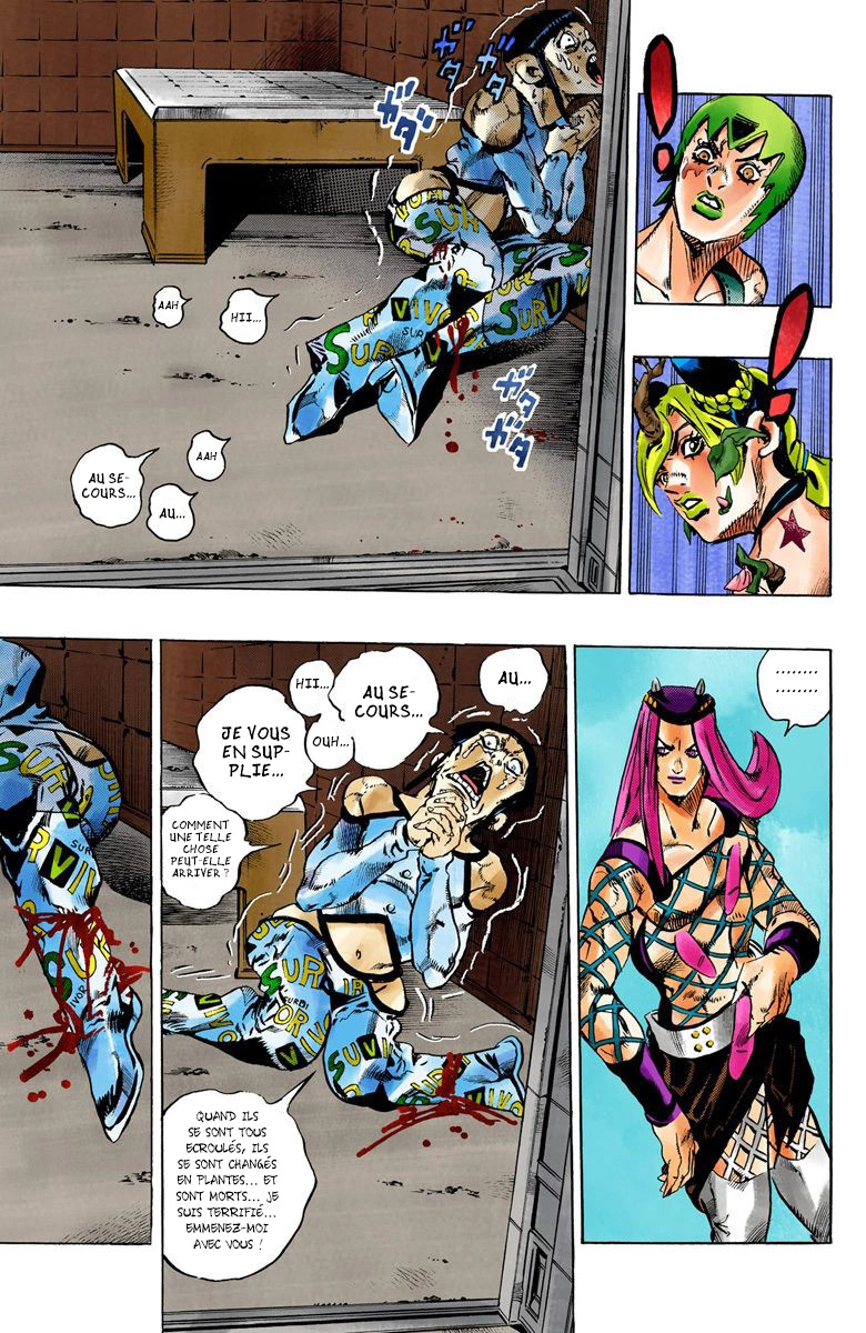 Read JoJo's Bizarre Adventure Part 6 Stone Ocean Official Colored FR Manga Online