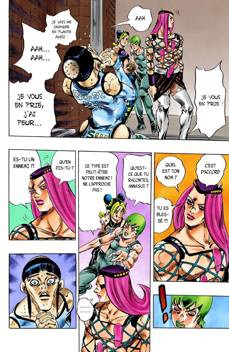 Read JoJo's Bizarre Adventure Part 6 Stone Ocean Official Colored FR Manga Online