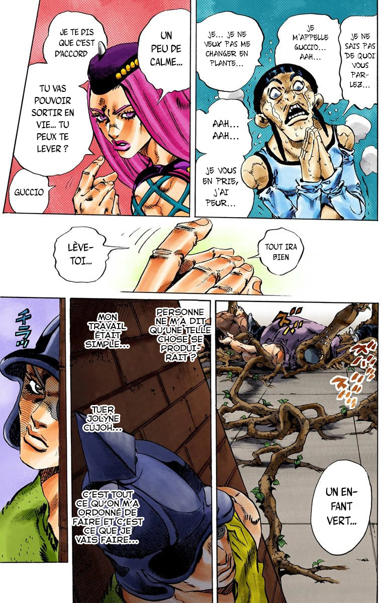 Read JoJo's Bizarre Adventure Part 6 Stone Ocean Official Colored FR Manga Online