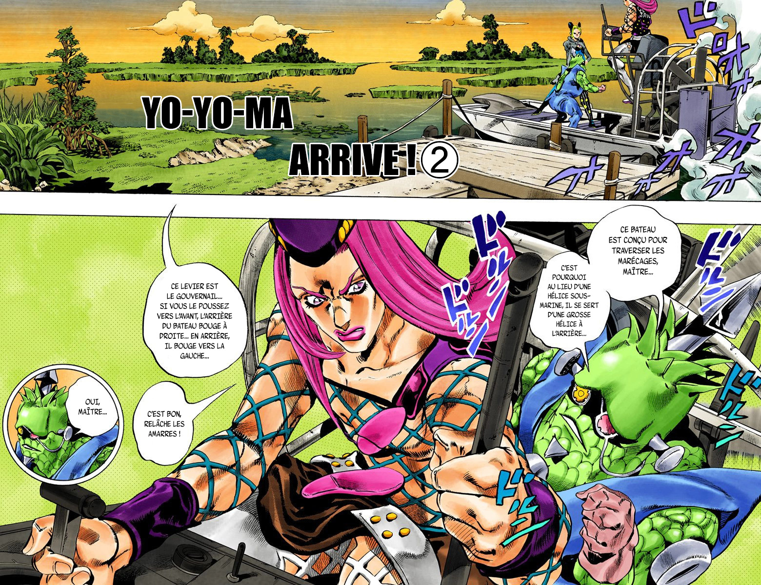 Read JoJo's Bizarre Adventure Part 6 Stone Ocean Official Colored FR Manga Online
