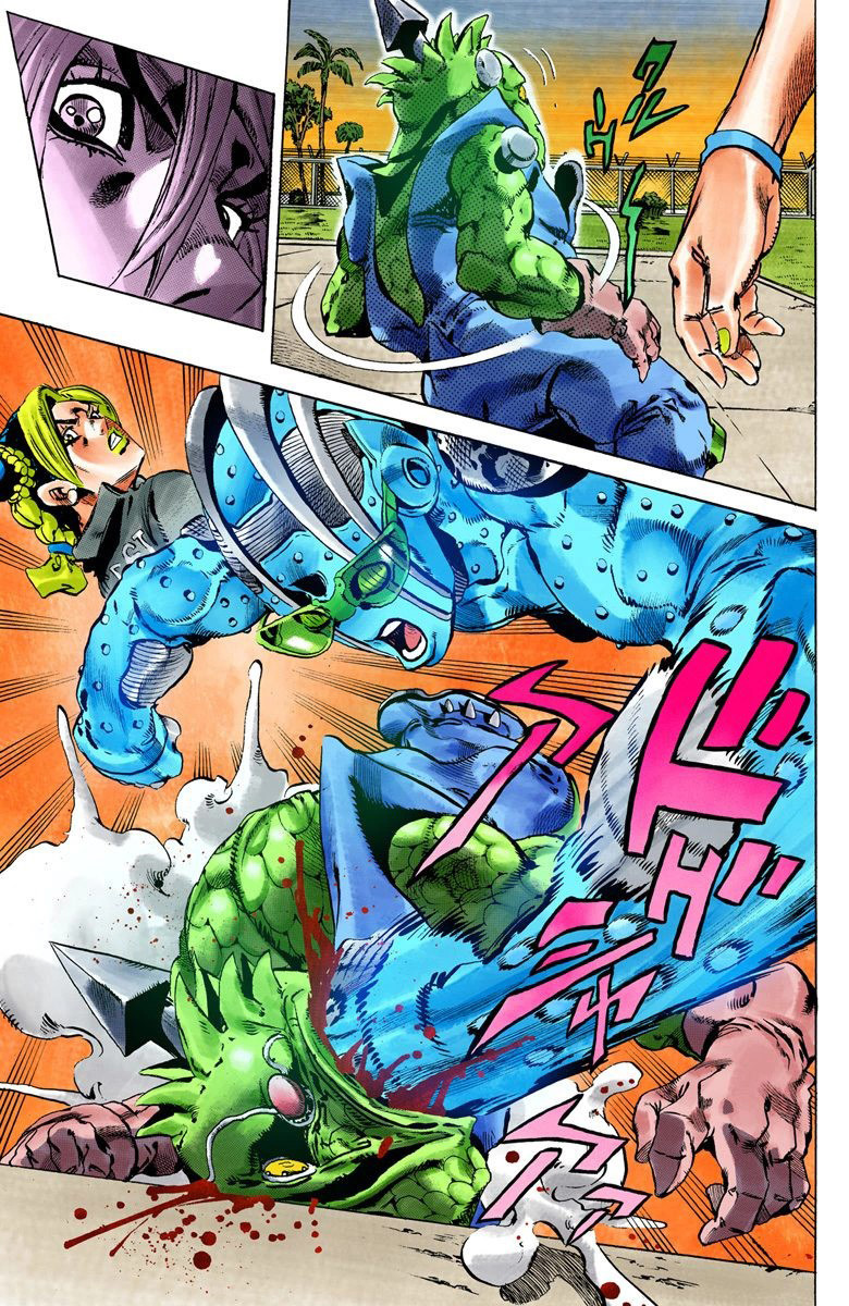 Read JoJo's Bizarre Adventure Part 6 Stone Ocean Official Colored FR Manga Online