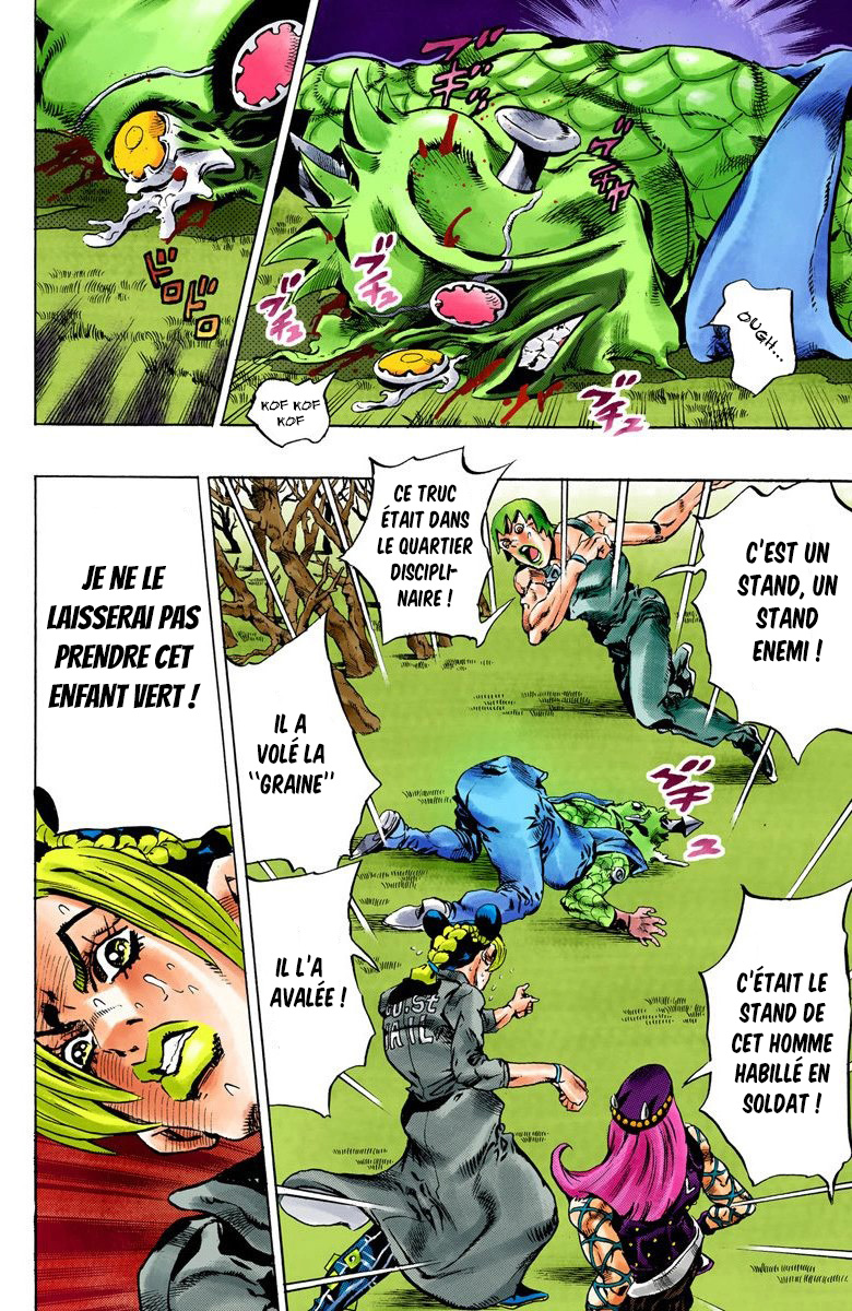 Read JoJo's Bizarre Adventure Part 6 Stone Ocean Official Colored FR Manga Online