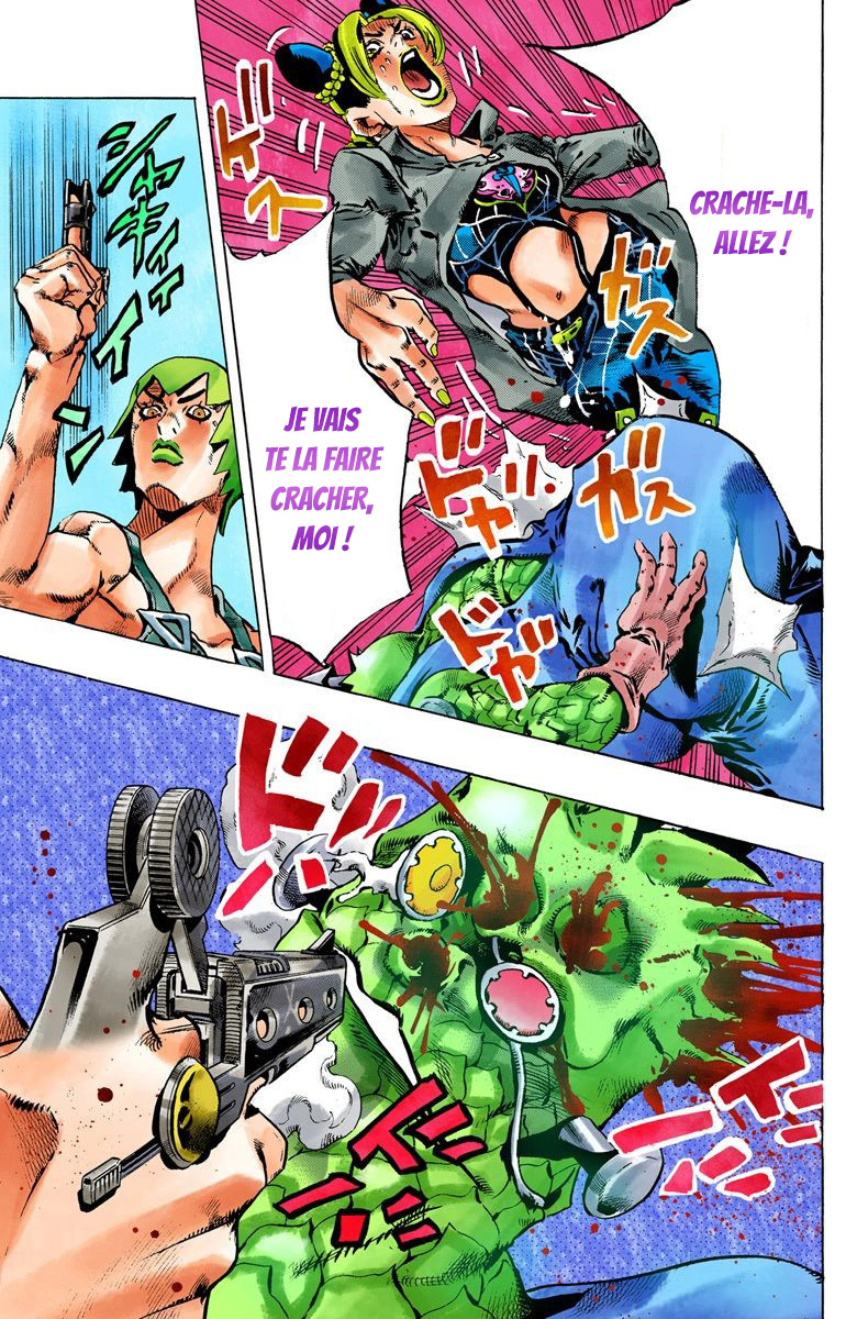 Read JoJo's Bizarre Adventure Part 6 Stone Ocean Official Colored FR Manga Online