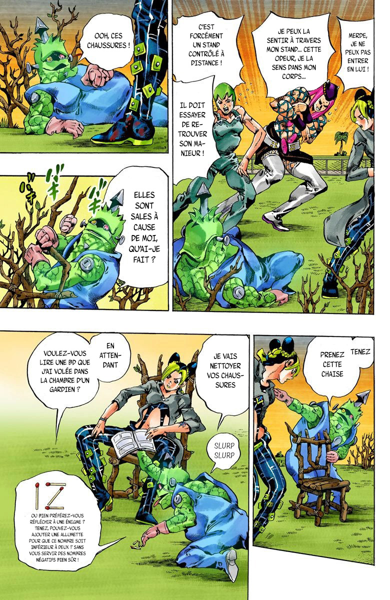 Read JoJo's Bizarre Adventure Part 6 Stone Ocean Official Colored FR Manga Online