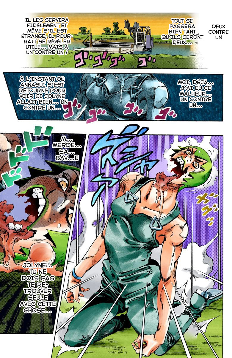 Read JoJo's Bizarre Adventure Part 6 Stone Ocean Official Colored FR Manga Online
