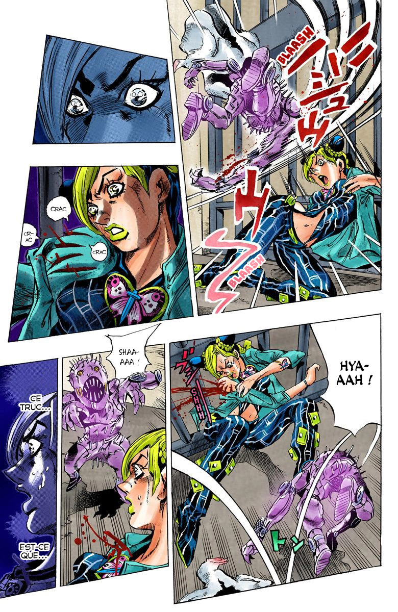 Read JoJo's Bizarre Adventure Part 6 Stone Ocean Official Colored FR Manga Online