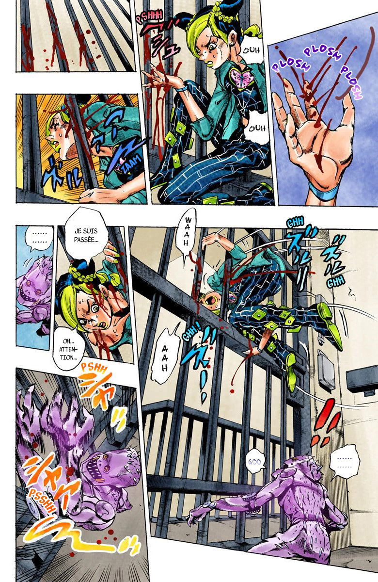 Read JoJo's Bizarre Adventure Part 6 Stone Ocean Official Colored FR Manga Online