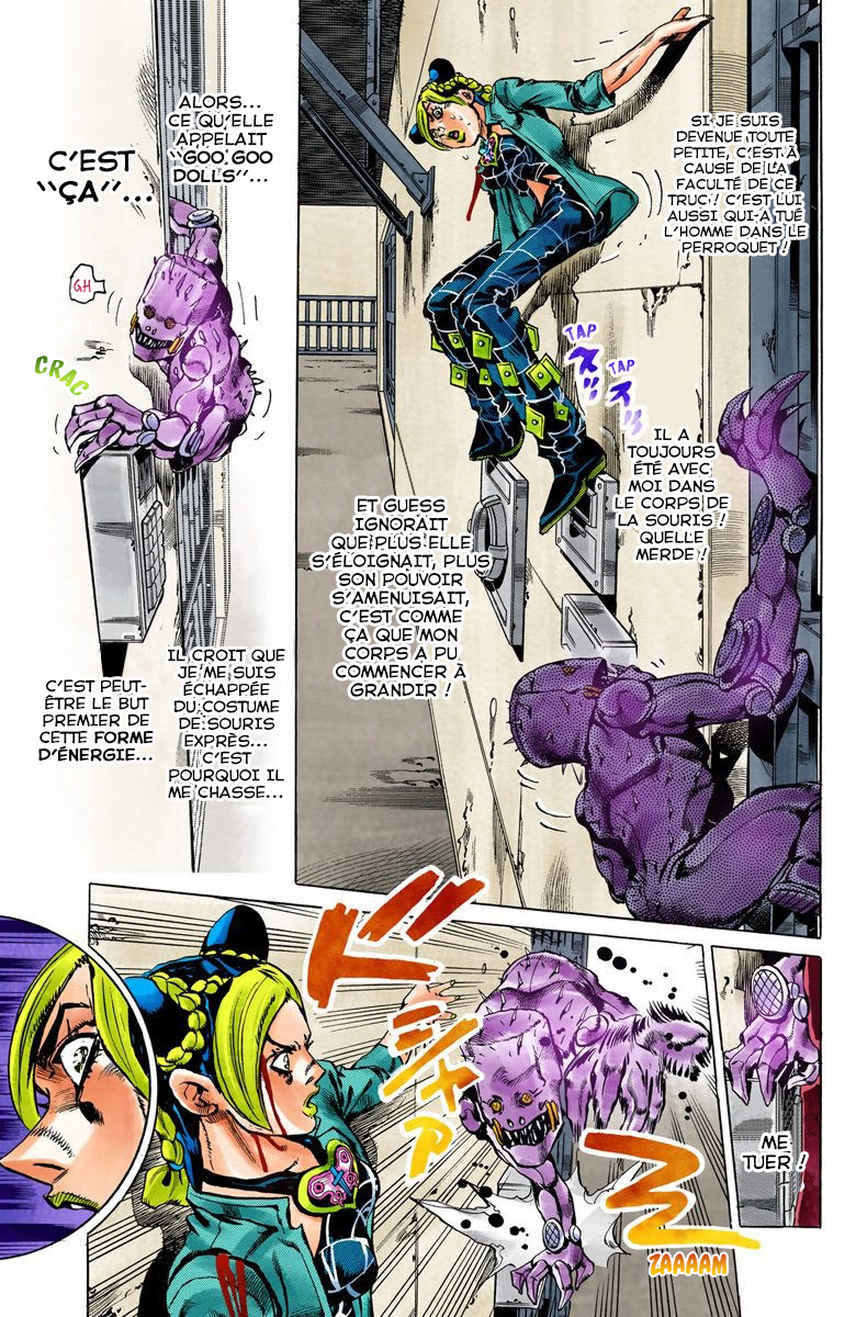 Read JoJo's Bizarre Adventure Part 6 Stone Ocean Official Colored FR Manga Online
