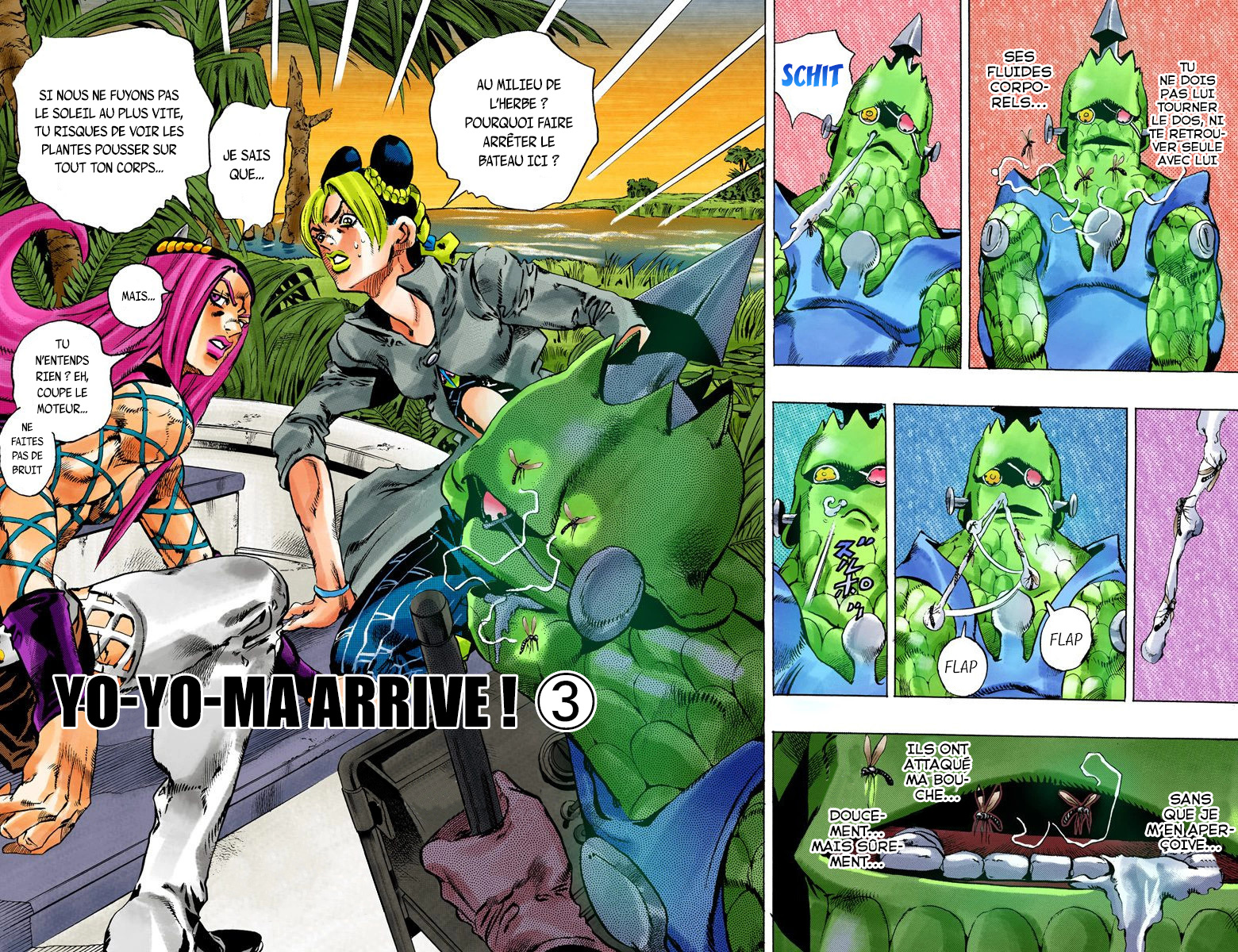 Read JoJo's Bizarre Adventure Part 6 Stone Ocean Official Colored FR Manga Online