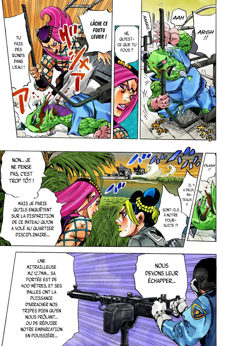Read JoJo's Bizarre Adventure Part 6 Stone Ocean Official Colored FR Manga Online