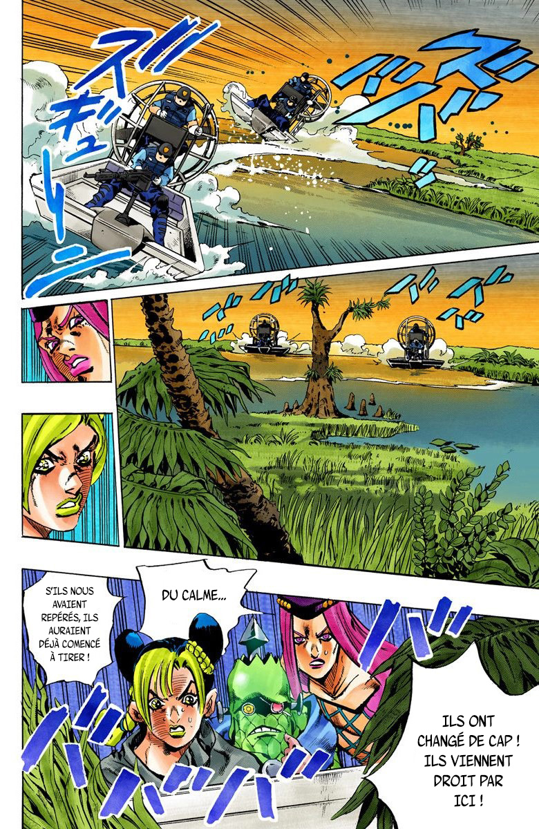 Read JoJo's Bizarre Adventure Part 6 Stone Ocean Official Colored FR Manga Online