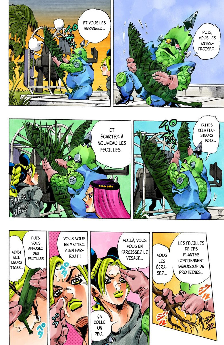 Read JoJo's Bizarre Adventure Part 6 Stone Ocean Official Colored FR Manga Online