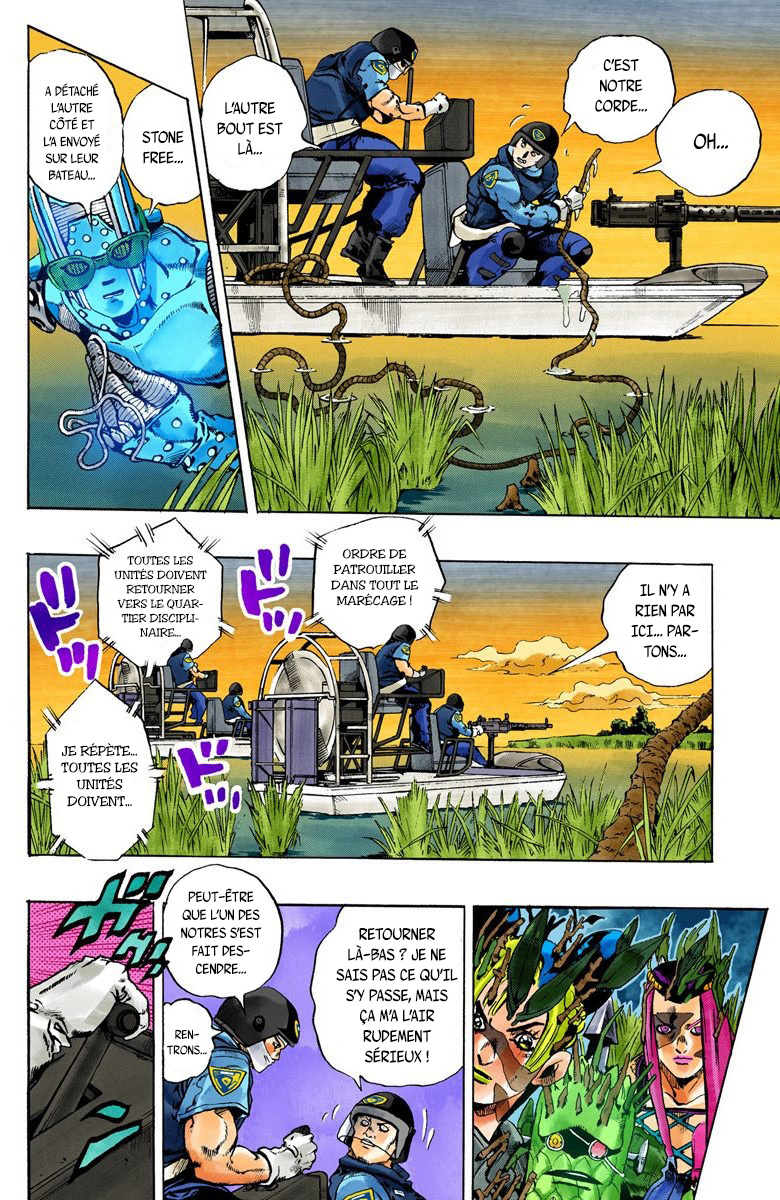 Read JoJo's Bizarre Adventure Part 6 Stone Ocean Official Colored FR Manga Online