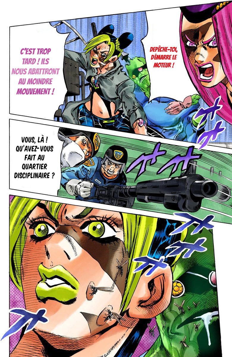 Read JoJo's Bizarre Adventure Part 6 Stone Ocean Official Colored FR Manga Online