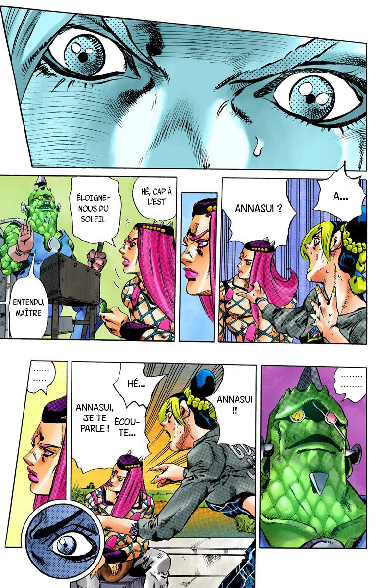 Read JoJo's Bizarre Adventure Part 6 Stone Ocean Official Colored FR Manga Online