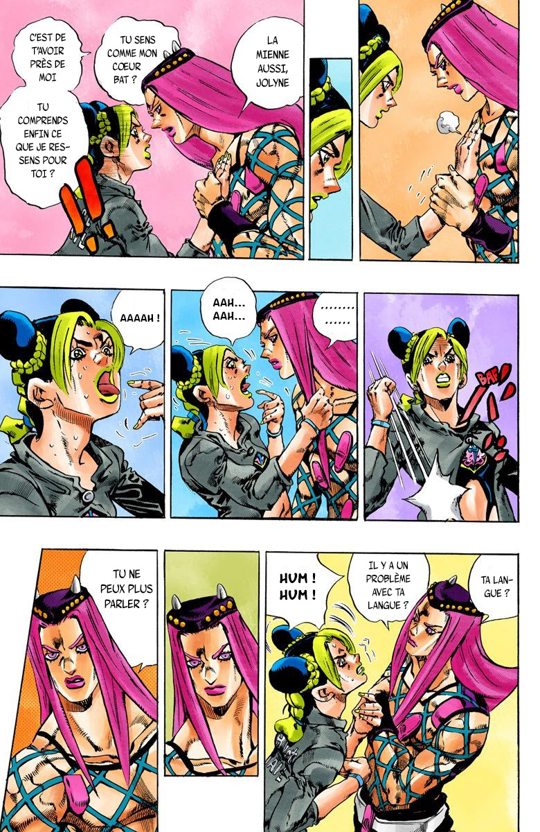 Read JoJo's Bizarre Adventure Part 6 Stone Ocean Official Colored FR Manga Online